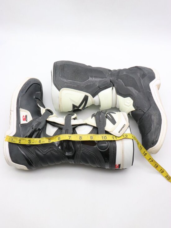 Alpinestars Youth Tech 3s Mens 7 Motocross Dirt Bike Offroad Boots Black/White main image 10